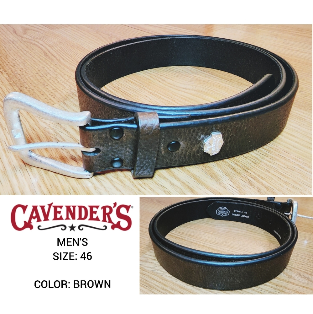 CAVENDER'S Western Belt - Men's Size 46